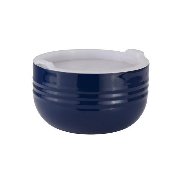 Bon Chef Cold Wave Bowl & Stacking Cover 7 1/8" Dia X 4" H 1 Qt 20 Oz 9318COBALTBLUE - main